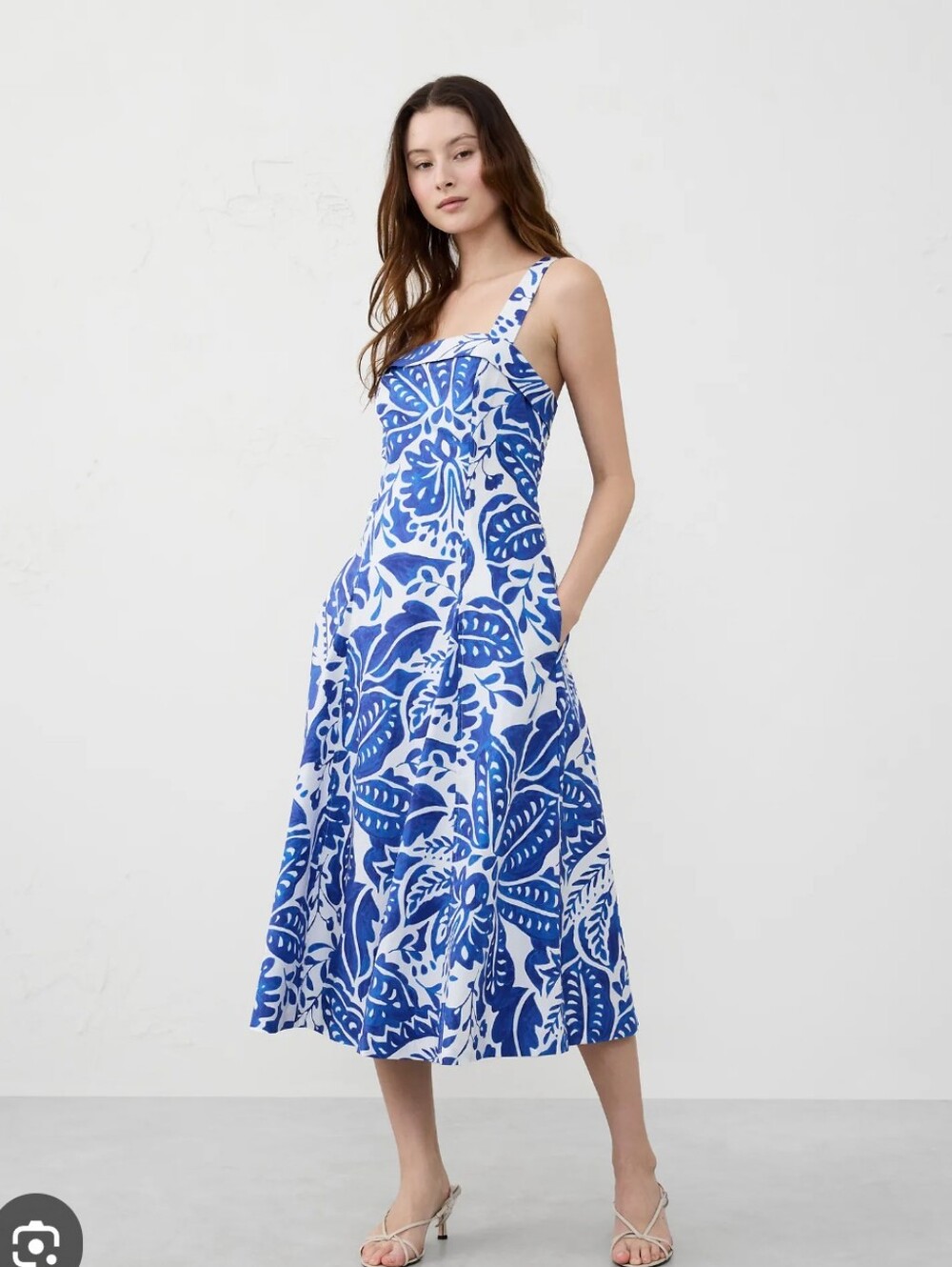 Banana Republic Factory Poplin Cross Back Dress
